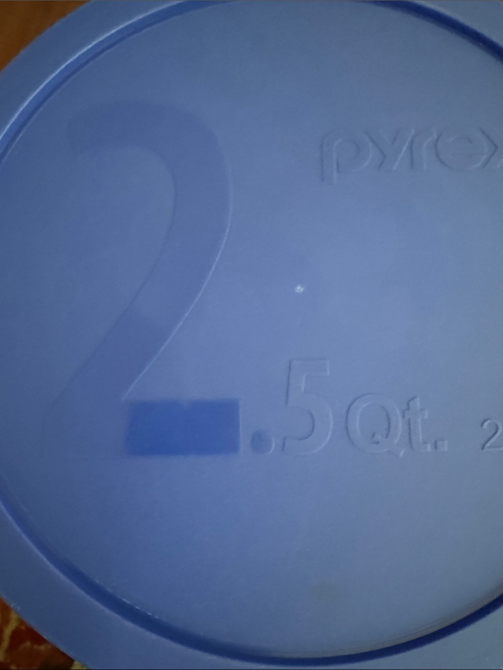Pyrex Blue Snap-On Storage Lid - Picture 2 of 5